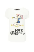 Póló | Loose fit Love Moschino 	fehér	
